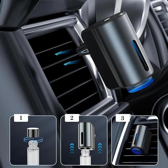 TANMASHI - Smart Car Aroma Diffuser ( WITH  FREE 3 AROMA OILS BOTAL )