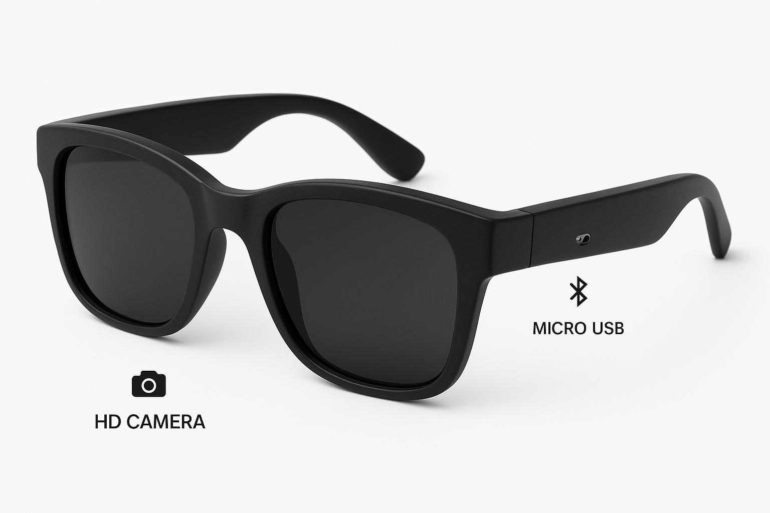 Bluetooth Smart Sunglasses (100% WILL BE SAME AS SHOWN IN VIDEO)