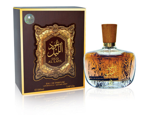 ARABIYAT Oud Al Layl Perfume - Eau de Parfum Spray - Sweet Fruity & Floral Fragrance for Women & Men - 100 ml