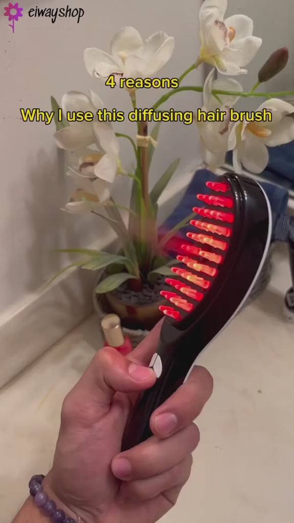 Load video: Hair-Increasing Instrument Hair-Growth Comb, Infrared Massage Health Comb