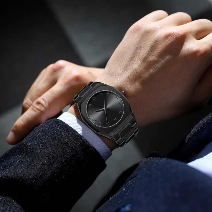 Arabic Aura Men & Women Stylish Slim Business Watch with Arabic Numeric Dial (With Box)